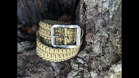 FOXTROT 550lb Survival Military Grade Paracord Belt with FREE Matching Bracelet