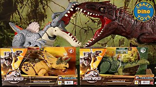 2 New Jurassic World Dominion Dinosaur Toys Unboxed Nigersaurus, Regaliceratops #shorts Dino Battles