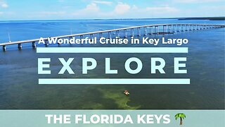 Boat Cruise from Key Largo to Card Sound Bridge in a Small Boat #keylargo