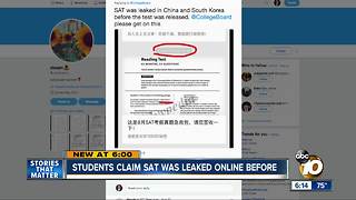 Students claim SAT was leaked online months before