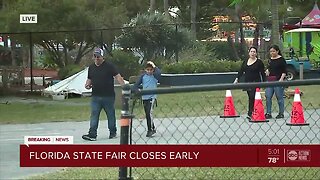 Florida State fair closes early due to severe weather