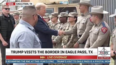 TRUMP❤️🇺🇸🥇WELCOMED BY TEXAS TROOPS🤍🇺🇸NATIONAL GUARDS💙🇺🇸🥇🪖🚧⭐️