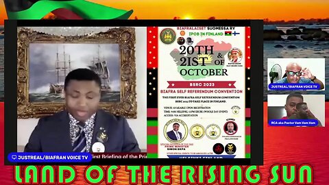 BRGIE PM Mazi Simon Ekpa On The Space #BIAFRAFIRST... 8/17/2023 escape from Nigeria