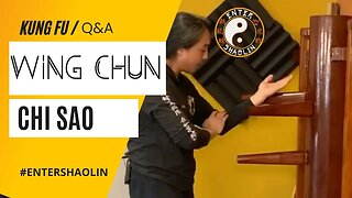 Wing Chun Chi Sao On A Wooden Dummy? | Kung Fu Training Question