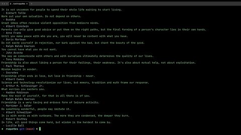 Ruquotes 0.2.0 #Rust | A LOT FASTER