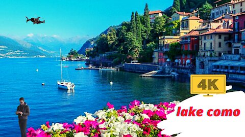 lake como full hd (italy)beautiful places-by drone 2021
