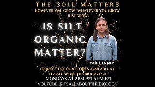 Is Silt Organic Matter?