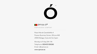 Óptica Ó - Óptica online, óculos de sol