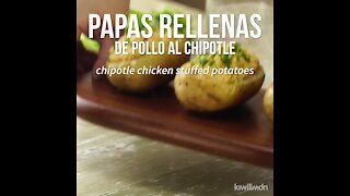 Potatoes Stuffed with Chipotle Chicken