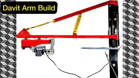 Davit Arm Build for CNC Material Handeling
