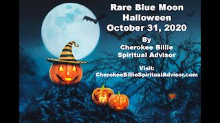Rare Blue Moon Halloween October 31, 2020