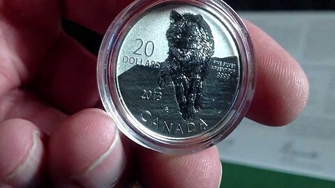 2013 Silver Canada 20 for 20 series: The Wolf