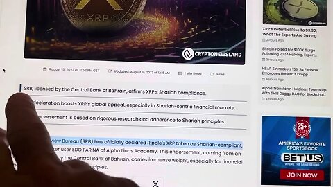 BREAKING…RIPPLE XRP IS THE ONLY MUSLIM SHARIAH LAW COMPLIANT CRYPTO…JUST WON APPROVAL.