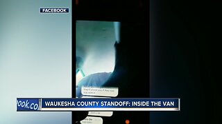 Suspect livestreams Waukesha County standoff inside van on Facebook