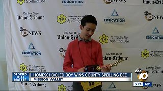 Elliott Husseman, Inspire Charter Middle School, wins 2019 San Diego Countywide Spelling Bee