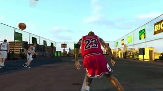 2 on 2: Michael Jordan and Scottie Pippen vs Steve Nash and Dirk Nowitzki