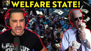 BIDEN TO PUT 6 MILL ILLEGALS ON WELFARE | Based America 10.13.23 6pm