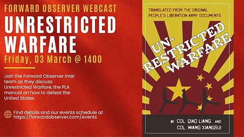 Unrestricted Warfare Webcast
