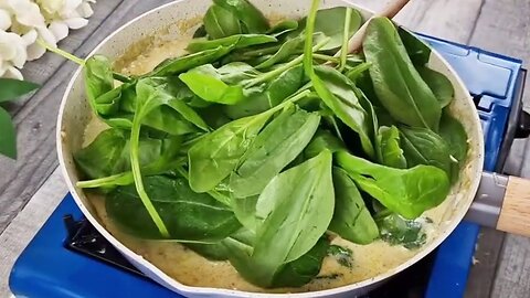 Amazing CREAMED SPINACH recipe/ how to make creamed spinach