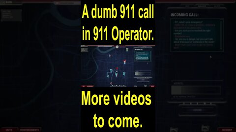 A dumb 911 call in 911 Operator