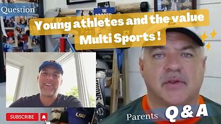 Young athletes and the value Multi Sports ! #baseball