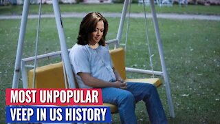 KAMALA HARRIS HAS OFFICIALLY BECOME THE MOST UNPOPULAR US VICE PRESIDENT IN A GENERATION