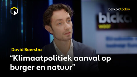 David Boerstra: “Klimaatpolitiek aanval op burger en natuur”