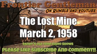 Frontier Gentleman The Lost Mine March 2, 1958