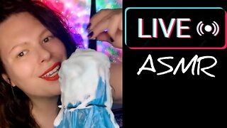 ASMR Live 66 🥰 Negative Energy Plucking 🥰 Slime, Foam on Mic & more. Relax & Sleep 🥰 Steffi ASMR