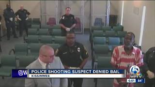 Kissimmee shooting suspect denied bail, vigil held for deceased officers