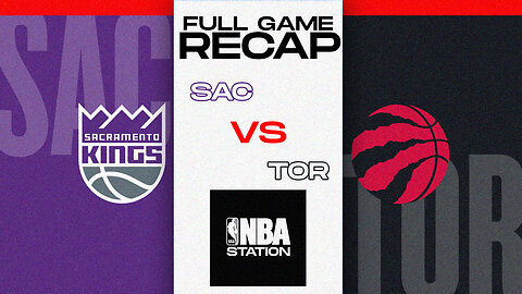 Sacramento Kings vs Toronto Raptors Game Recap Highlights | Oct 8 | 2023-24 NBA Preseason #NBA