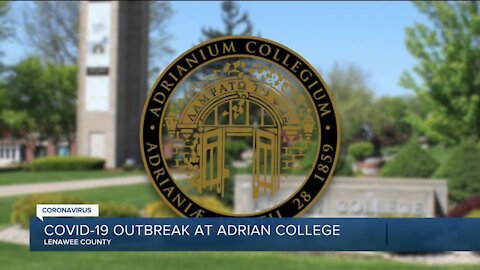COVID-19 outbreak at Adrian College in Michigan