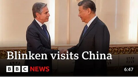 China's Xi Jinping meets US Secretary of State Antony Blinken