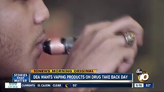 DEA accepting vaping products on National Prescription Drug Take Back Day