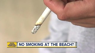 Bill would make smoking on Florida beaches illegal