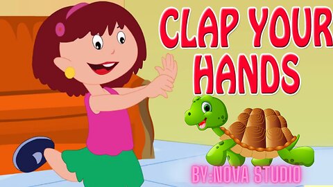 Clap Your Hands with Lyrics || Popular English Nursery Rhymes for Kids