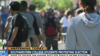 Southwestern College students to protest election