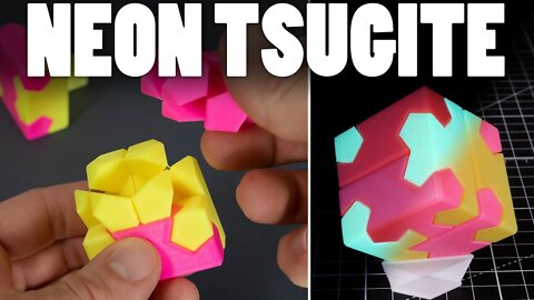 Neon Tsugite Cube