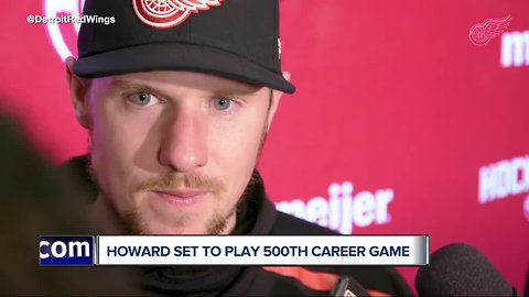 Jimmy Howard set to play in 500th career game