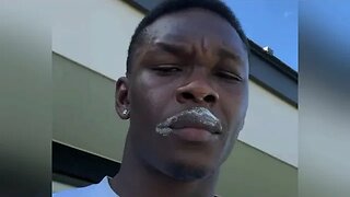 Israel Adesanya gets a delivery of “powdered” donuts
