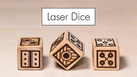 Laser Engraving Dice with a cheap laser.