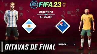 FIFA 23 - Argentina x Australia | Oitavas de FINAL, FIFA World Cup Qatar 2022