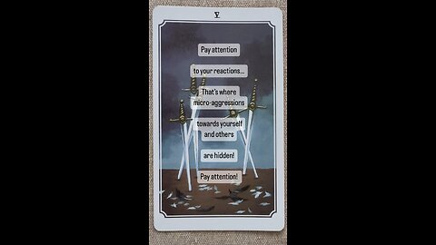 MEDITATION #aggression #selflove #awareness #payattention #tarot #tarotary #dailycard