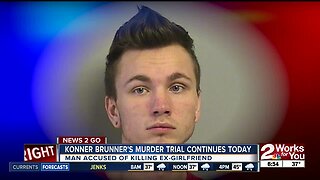 Konner Brunner's murder trial continues today