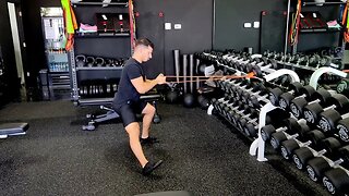 Band Assisted Cossack Squats
