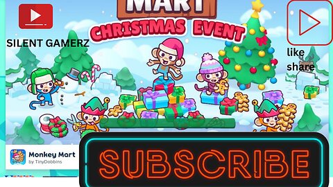 Monkey Mart Christmas Event | Walkthrough online Game Poki