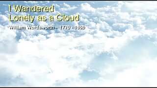 I wandered lonely as a cloud by William Wordsworth (Audio reading)