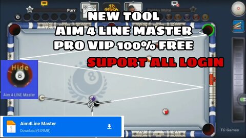 Cit Aim 4 Line 8 Ball Pool 2022 New | 8 Ball pool Hack long line
