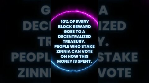 How does the Zinnia network fund long-term development?