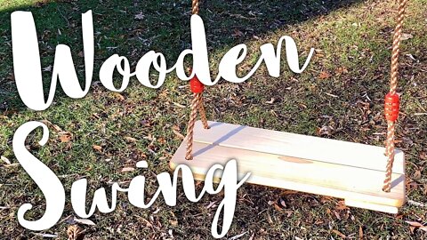 Classic Outdoor Wooden Swing by Fun Tree Swing Review